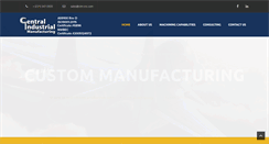 Desktop Screenshot of centralindustrialmanufacturing.com