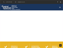 Tablet Screenshot of centralindustrialmanufacturing.com